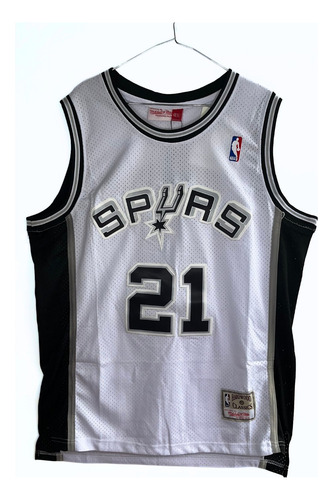 Camisa Jersey Nike Nba Importada Tim Duncan Spurs 21 Blanca