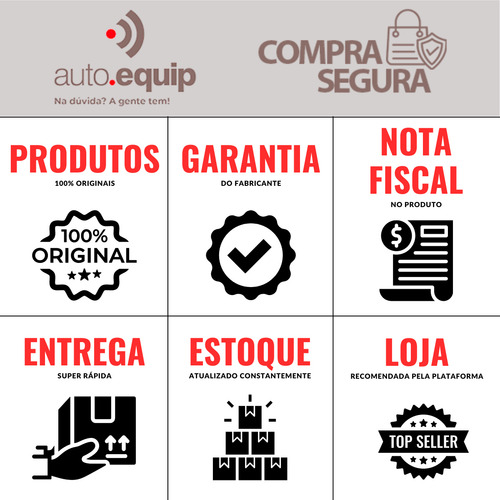 Kit Farol De Milha Botão Original Hb20 3 Partes 2016 A 2019