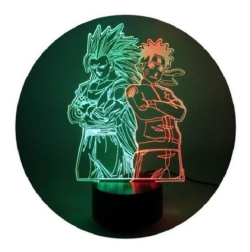 Lámpara Ilusión 3d Personalizada A Elección Dual