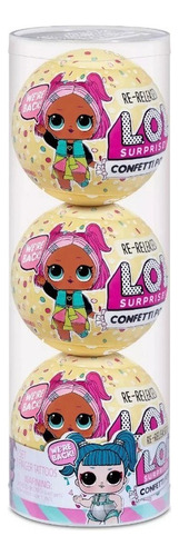 L.o.l. Sorpresa Confetti Pop 3 Muñecas Con 9 Sorpresas