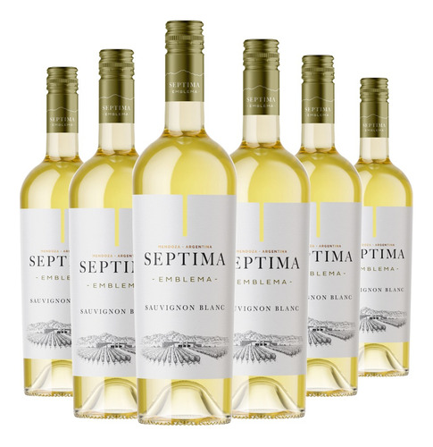 Vino Septima Emblema Sauvignon Blanc Caja 6x750cc