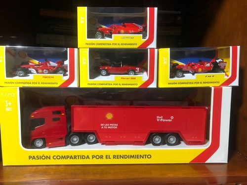 Imagen 1 de 1 de Colección De Carros Ferrari Shell En Miniatura
