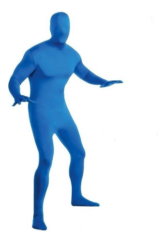 Fotografía De Cuerpo Interior Chromakey Azul Terno Unisex 