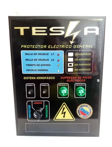 comprar Protector Electrico General Tesla (220 Vac) 120 Amp Por Fase