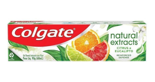 Creme Dental Colgate Natural Extracts Citrus E Eucalipto 90g