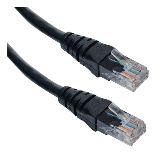 Cable Patch Utp Cat6 2 Mts. Negro, Calidad Factura Boleta