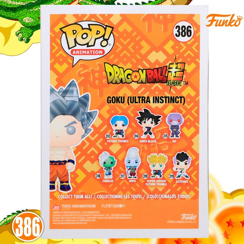 Imagen 5 de 7 de Funko Pop Goku Ultra Instinto 386 Dragon Ball Super Original
