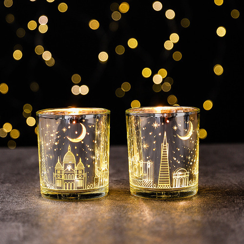A Vela Led Aromática Romántica Con Diseño De Rosa Francesa