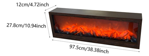 Farol De Chimenea Led Rectangular Para Decoración Del