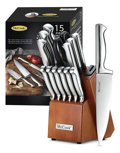 Juego De Cuchillos Mc29 15 Cuchillos De Cocina Con Afilado