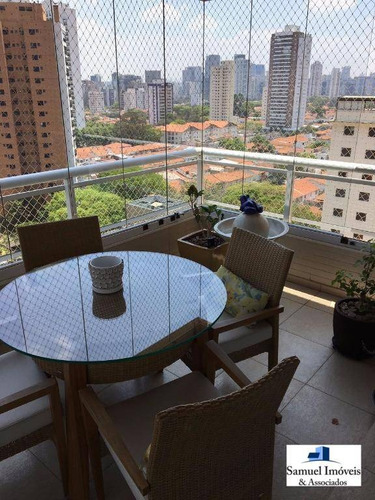 Imagem 8 de 15 de Apartamento Com 3 Dormitórios À Venda, 210 M² Por R$ 3.000.000,00 - Brooklin - São Paulo/sp - Ap2065