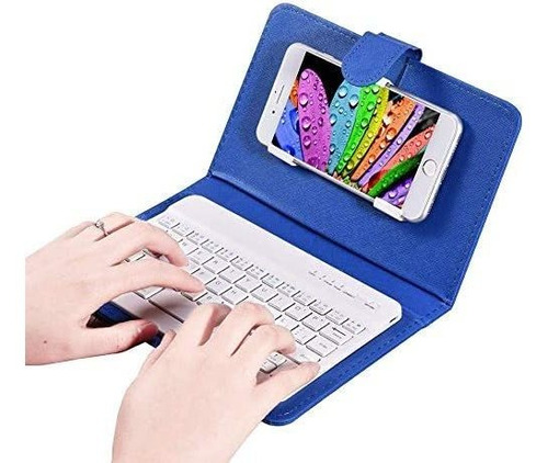 Teclado Inalámbrico  Con Cartera Funda De   Con Tapa P...