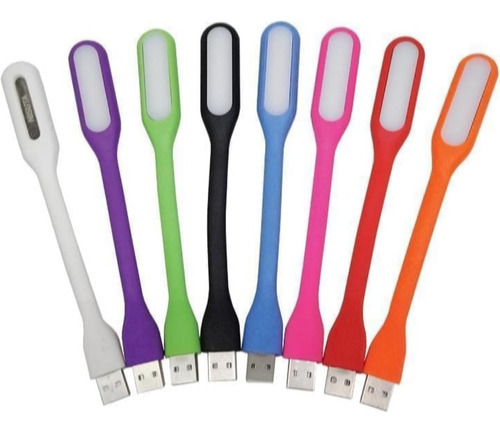 Luz Led Lampara  Portatil Flexible Usb Set X 5 