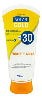 Protetor Solar Corporal Solar Gold 30FPS 200mL Resistente Água