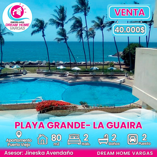 Apartamento En Venta  Playa Grande ,puerto Viejo  La Guaira