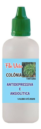 Tintura De Colônia 100ml (alpinia Zarumbet) Adeus Ansiedade