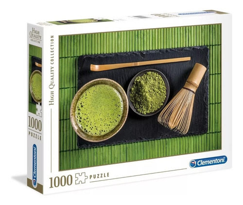 Rompecabezas 1000 Pz Clementoni Ritual Te Verde Matcha Japon