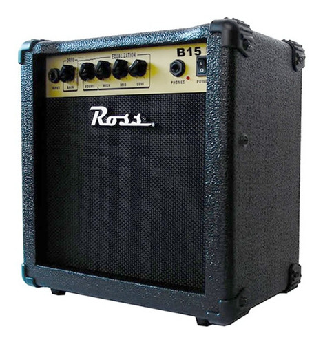 Amplificador Ross B15 Para Bajo De 15w Color Negro 220v