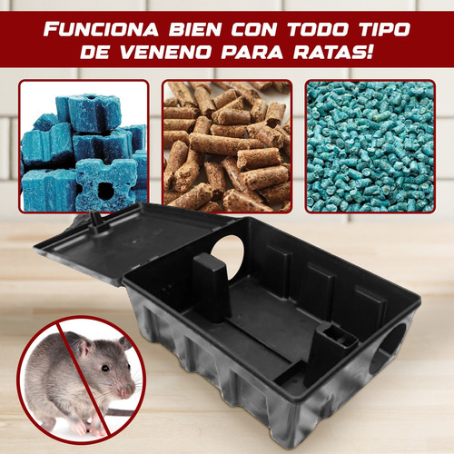 Mpq Trampa Roedor Ratones-raton 5 Pzas Apilable Reutilizable
