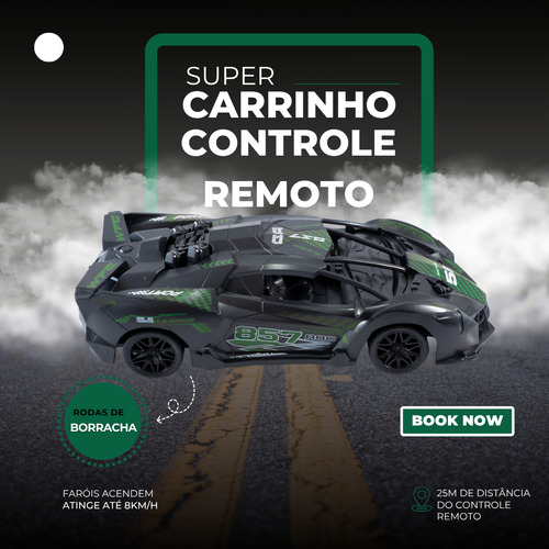 Carrinho Controle Remoto Super Drift Racing Brinquedo Crianças Presente Colorido