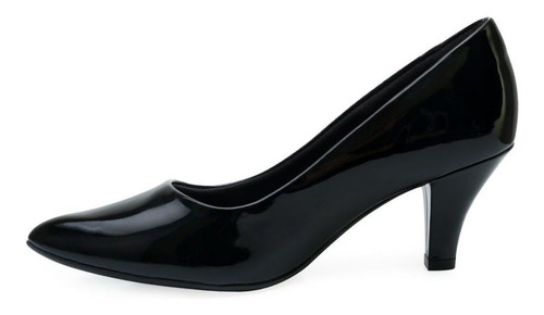 Imagem 2 de 4 de Scarpin Sapato Feminino Piccadilly Salto Fino 745064 Preto