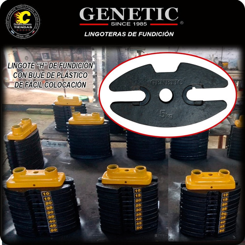 N°1 Polea Alta Baja Simple Con Carro Movil Gimnasios Genetic Estructura Negro/Amarillo