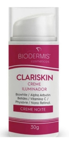 1 Clareador Facial 30g Biodermis Trata Melasma - Clariskin