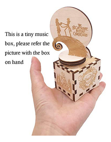 La Pesadilla Antes De Navidad Music Box Hand Crank Rotaratin