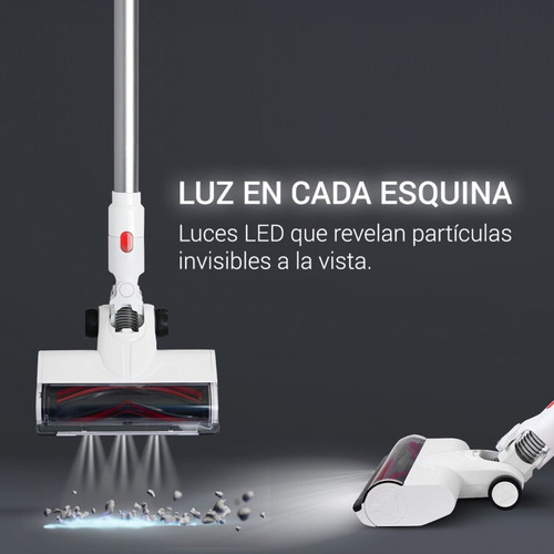 Aspiradora Inalámbrica D300 Plus Cordless Recargable 40000pa Blanco/negro