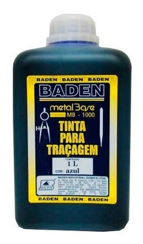 Tinta Para Traçagem Azul 1 Litro - Baden