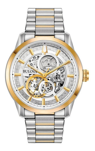 Reloj Bulova Sutton Skeleton !! Original 98a214