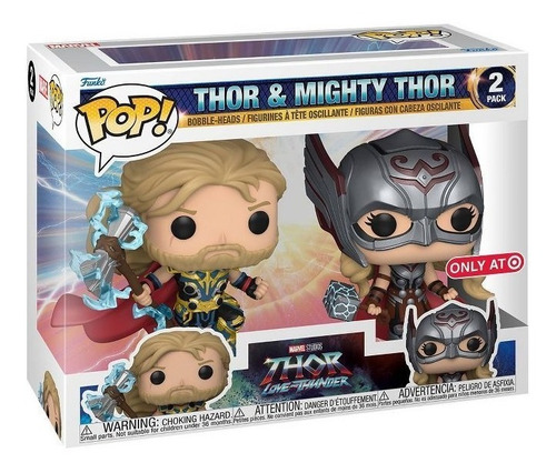 Funko Pop Marvel: Thor Love And Thunder - Thor Y Mighty Thor