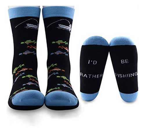 Mbmso 2 Pares De Calcetines Para Amantes De La Pesca Prefier