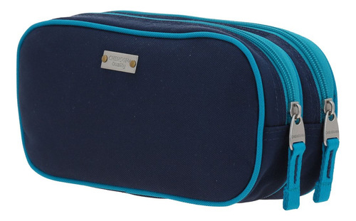 Lapicera Estuche Doble Escolar Chenson Strong Azul Para Niño Azul Strong