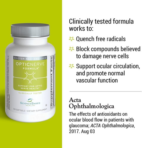 Optic Nerve Formula - Supports Ocular Circulation And Normal