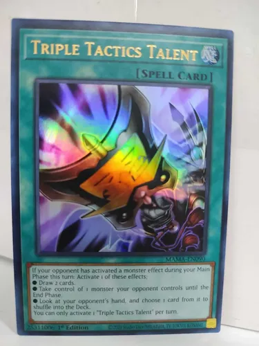 Triple Tactics Talent - BLMM-EN170 - Ultra Rare Karte - 1st Edition Aus Battles Of Legend: Monster Mayhem