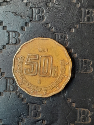 Moneda 50 Centavos Con Error 1894 _ (Usado)