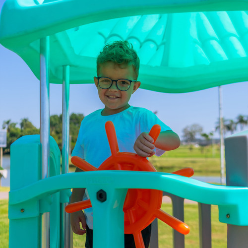 Playground Aqua Spring Freso Com Escorregador Infantil