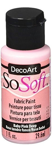 Pintura Acrílica De Tela 1 Onza Color Rosa