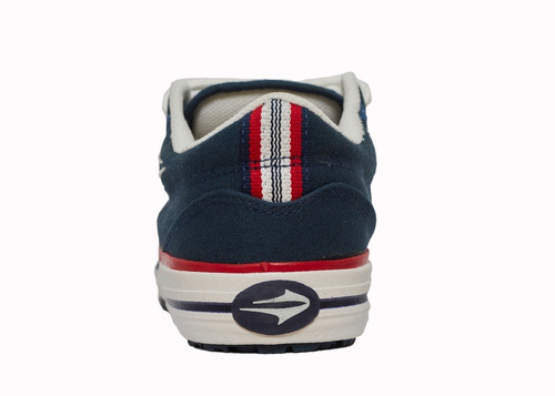 Imagen 6 de 6 de Zapatilla Topper Lona Nova Low Clasica Roja Reforzada 83303