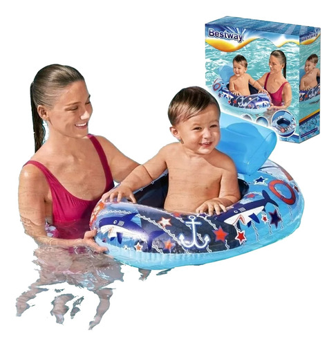 Inflable Bote Fondo Del Mar Bestway 34126 Flotador Bebe