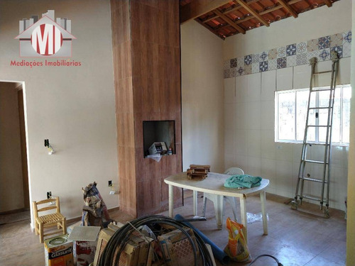 Imagem 6 de 27 de Ótima Chácara Com 2 Dormitórios, Linda Vista, Pomar, Piscina, Bem Localizada, À Venda, 1000 M² Por R$ 330.000 - Rural - Socorro/sp - Ch0889