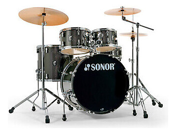 Sonor Aqx Stage 5-piece Complete Drum Set, Black Midnigh Eea