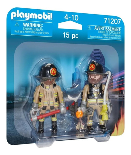 Playmobil Rescaté Forestal + 2 Bomberos Extra 49 Bomberos