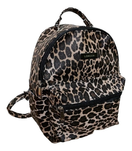 Mochila Urbana Animal Print Práctica Original