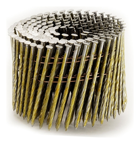 Rollo Clavos Espiralados Clavadora Techo 2.2 X 50 Mm 6000u