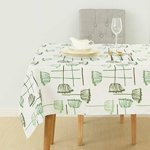 Deconovo Mantel Decorativo Rectangular Resistente Al Agua