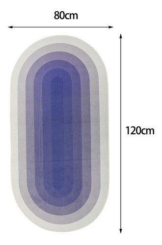 Alfombrillas Antideslizantes, Alfombrilla 80cmx120cm Violeta