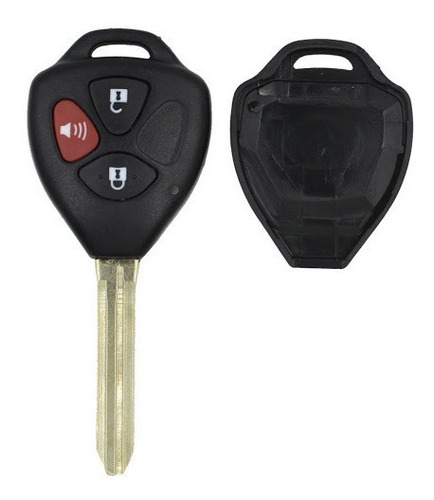 Carcasa Llave Toyota 3 Botones Yaris Hilux Fortuner
