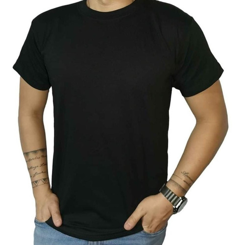 Imagen 1 de 3 de Camiseta Hombre Cuello Redondo Manga Corta